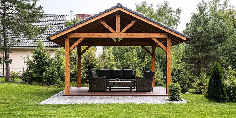 Jaka wysokość altany ogrodowej?