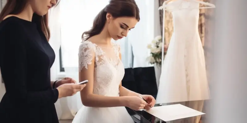  Suknia ślubna w stylu boho