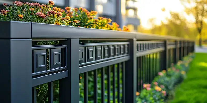 Aluminiumzaun aus Polen