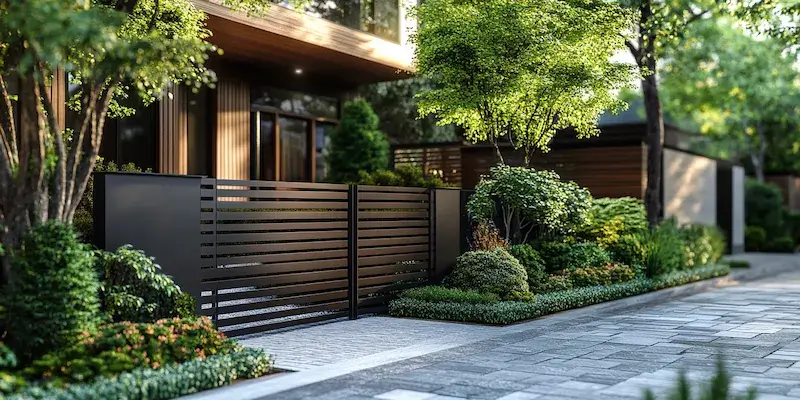 Schmuckzaun aus Polen