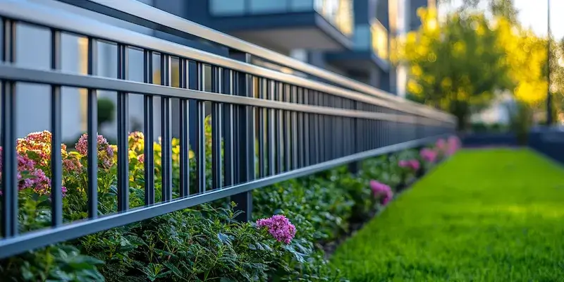 Alu Zäune aus Polen mit Montage